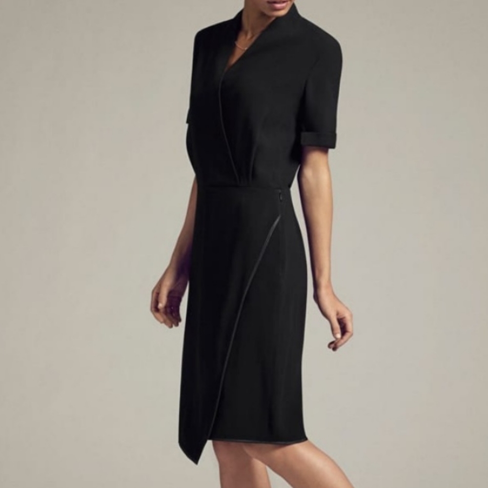 MM Lafleur The Tory 2.0 Wrap Dress: Black